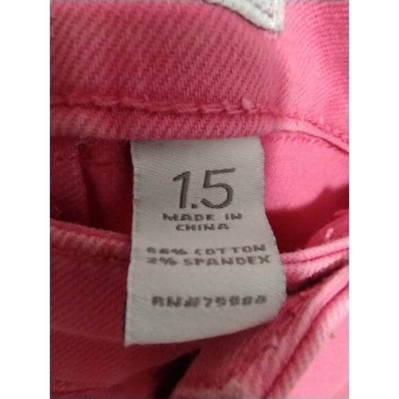 Chico's Platinum Pink Crop Jeans Chico's Size 1.5 Women's Sz 10 Denim Stretch - Picture 4 of 6
